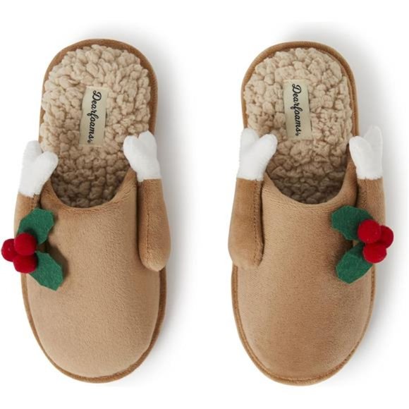 Matching Family Holiday‎ Christmas Reindeer & Turkey Scuff - Picture 2 of 7